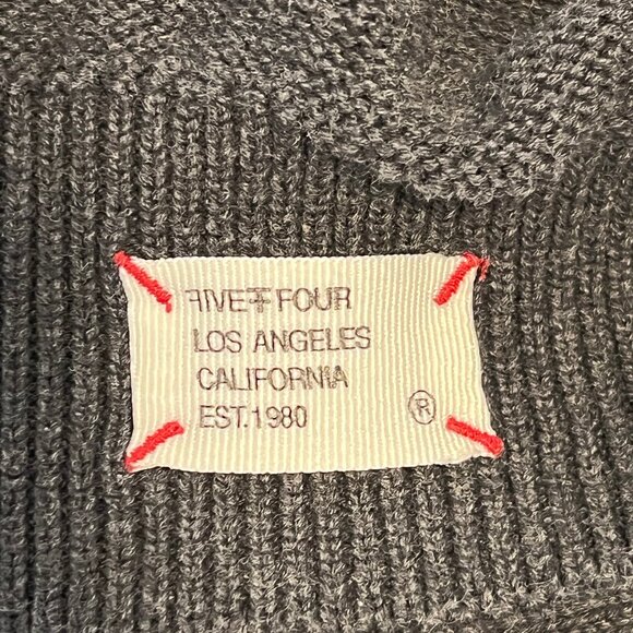 Five Four Sweater  - Dark Grey  - 100% Cotton - Picture 4 of 5